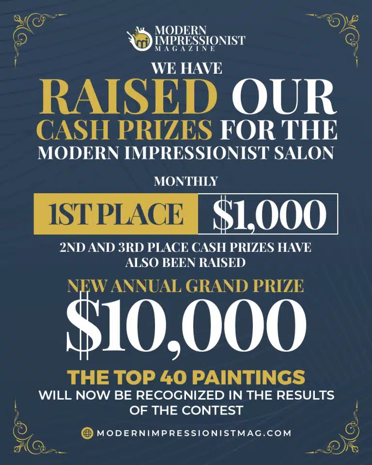 Annual Grand Prize for the Salon Raised to $10,000! The Monthly Winner Raised to $1,000!