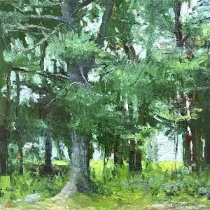Forest Oil Painting  (Joe Gyurcsak)